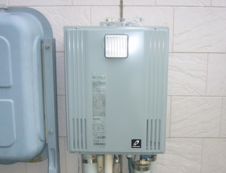 ノーリツGT-2422SAWX-TGからパーパスGX-H2402AWへ給湯器交換の施工事例
