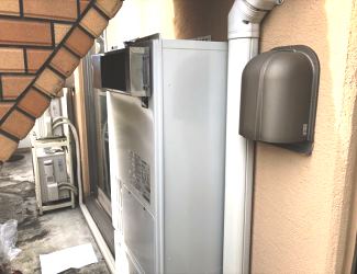 
給湯器交換工事をされた東京都品川区にお住まいのＭ様より工事後写真
