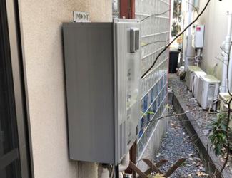 
給湯器交換工事をされた東京都世田谷区にお住まいのＡ様より工事後写真
