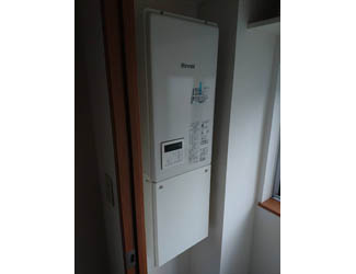 RUX-V1612SFFBA-EからRUX-V1615SFFBA(A)-Eへの給湯器交換事例