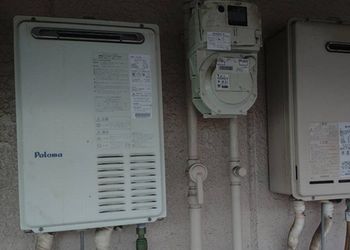 KG-E516RFWAからGS-1602W-1への給湯器交換事例工事前写真施工前