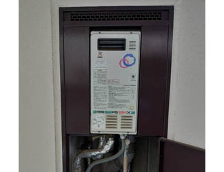 パーパス(高木産業) TP-PS16HXからGS-1601WS-1(BL)への給湯器交換事例工事前写真施工前