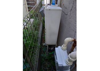 
RUFH-K2400AWからGS-1602W-1への給湯器交換事例工事前写真施工前
