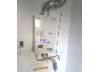 GQ-166WS-FFA-1からGQ-1637WS-FFAへの給湯器交換事例工事前写真施工前