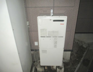 東京ガスDS-107RSA-W6からリンナイRH-101W2-6(A)へ給湯器交換の施工事例