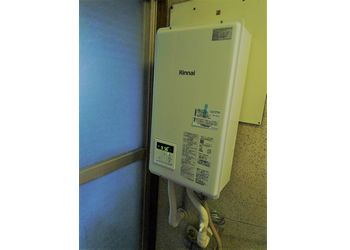 RUX-V1612SFFBAからRUX-V1615SFFBA(A)-Eへの給湯器交換事例