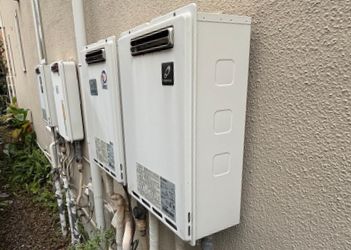 GS-1600WからGS-1602W-1への給湯器交換事例工事前写真施工前