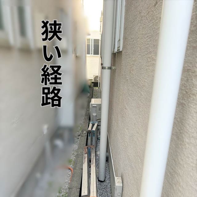 狭い経路のイメージ