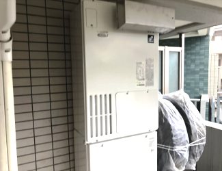 
給湯器交換工事をされた東京都多摩市にお住まいのＩ様より工事後写真
