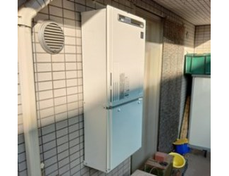 
給湯器交換工事をされた東京都練馬区にお住まいのＡ様より工事後写真

