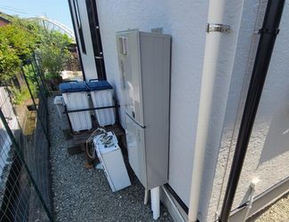 
給湯器交換工事をされた静岡県富士市にお住まいのＴ様より工事後写真
