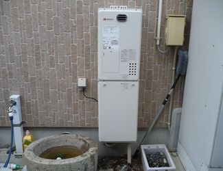 
給湯器交換工事をされた新潟県新潟市にお住まいのＭ様より工事後写真
